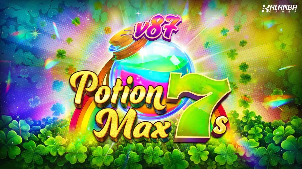 Tampilan visual slot Potion Max 7s dengan tema Irlandia dan simbol klasik